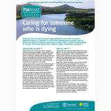 Caring For Someone Who is Dying Factsheet (Hardcopy)