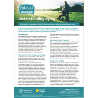 Understanding Dying Factsheet (Hardcopy)