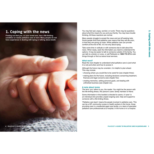 A Guide to Palliative Care In Queensland (Hardcopy) – PalAssist